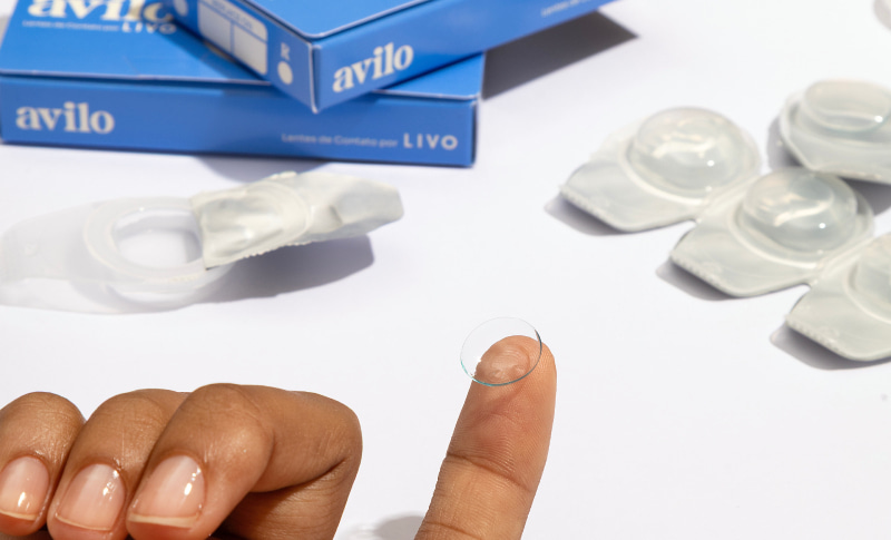 Unidade de lente de contato Avilo