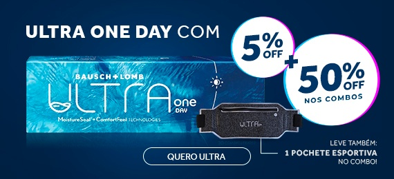 Super promoção de lentes diárias ULTRA!