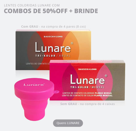 Combos Lunare com até 50% de desconto. Veja as regras por produto.