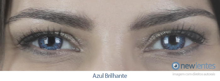 Lentes de Contato Coloridas FreshLook Colorblends Azul Brilhante