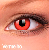 Lentes de contato Impressions Cores Especiais Vermelho