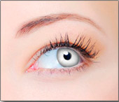 Lentes de Contato Coloridas CLEAR COLORS FASHION Branco