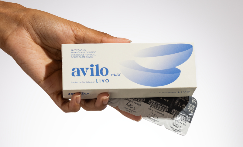 Unidade de lente de contato Avilo diária