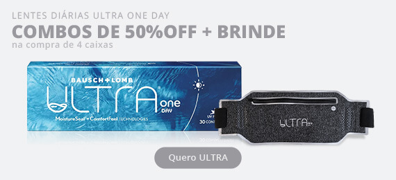 Super promoção de lentes diárias ULTRA!