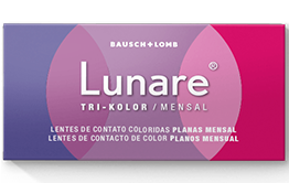 Lentes de Contato Colorida Lunare Tri-Kolor Mensal