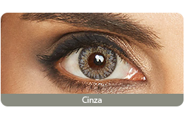 Lentes de Contato Colorida Lunare Tri-Kolor Mensal Cinza