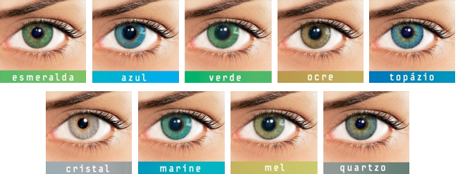 olhos lentes Natural Colors